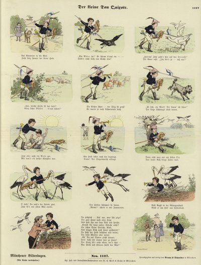 A kis Don Quijote alkotó: German School