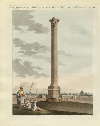 Pompei oszlop (színes metszet) alkotó: German School