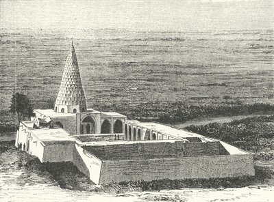 Dániel próféta sírja Susában, Iránban (metszet) alkotó: German School