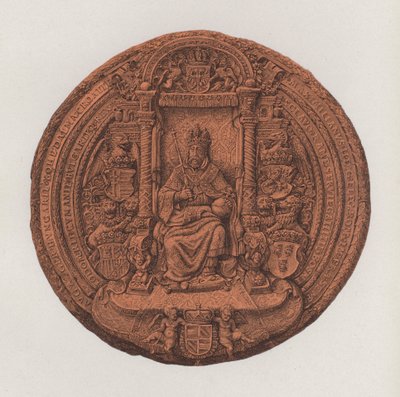 II. Maximilianus római császár nagy pecsétje (színes litó) alkotó: German School