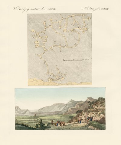 Kréta labirintusa (színes metszet) alkotó: German School