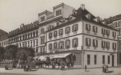Színház kávézó, Goldner Schild (litho) alkotó: German School