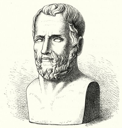 Theophrastus, ókori görög filozófus (metszet) alkotó: German School