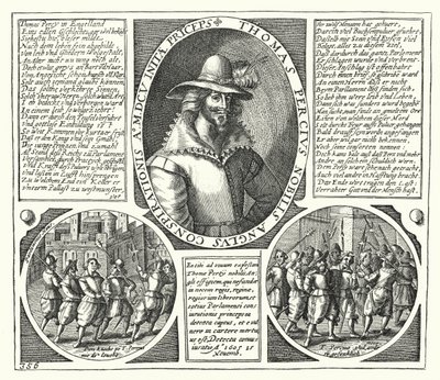 Thomas Percy, az egyik összeesküvő a Gunpowder Plot mögött (metszet) alkotó: German School