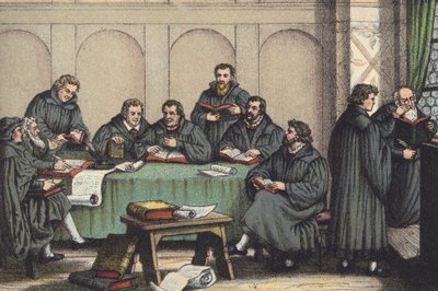 Az Ószövetség fordítása (chromolitho) alkotó: German School