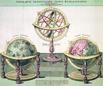 A mesterséges szférák tipikus ábrázolásai alkotó: German School