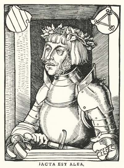 Ulrich von Hutten német tudós, költő, szatirikus és protestáns reformátor (metszet) alkotó: German School