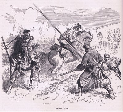 Tűz alatt, Cassells History of the War Franciaország és Németország között a Cassell and Company Limited kiadásában, 1890 körül (litho) alkotó: German School