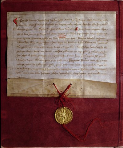 Frigyes császár (1194-1250) vállalta, hogy lovakkal, fegyverekkel és élelmiszerekkel látja el IX. Lajos királyt (1214-70) az 1246-os hetedik keresztes hadjárathoz alkotó: German School