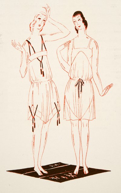 Alsónemű a Styl, kiadó 1922 (pochoir print) alkotó: German School