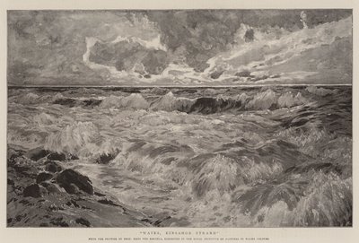 Hullámok, Einsamor Strand (litho) alkotó: German School
