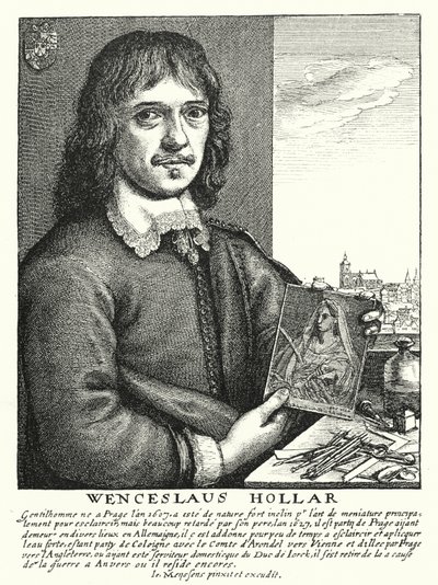 Wenceslaus Hollar, cseh rajzoló, rézkarc és illusztrátor (metszet) alkotó: German School