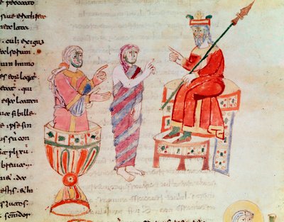 Zoroaster vagy Zarathustra tanácsadó jósda (miniatűr, 9. század) alkotó: German School