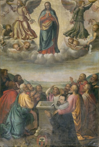 A Szűz mennybemenetele alkotó: Gerolamo Giovenone