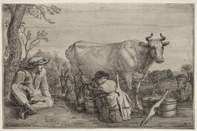 A tejeslány alkotó: Gerrit Claesz. Bleker