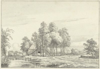 Arc az Oudewaternél alkotó: Gerrit Lamberts