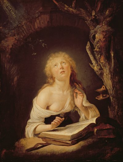 A Szent Szűz (olaj tölgyfa panelen) alkotó: Gerrit Dou