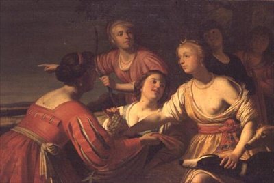 Diana és nimfái alkotó: Gerrit van (follower of) Honthorst