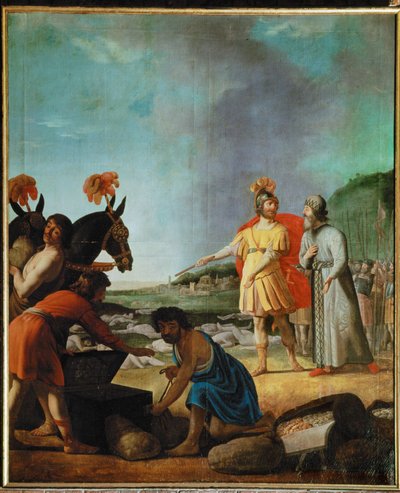 Júdás Makkabeus a Nikátor szíriai seregei felett aratott győzelme után (olaj, vászon) alkotó: Gerrit van Honthorst