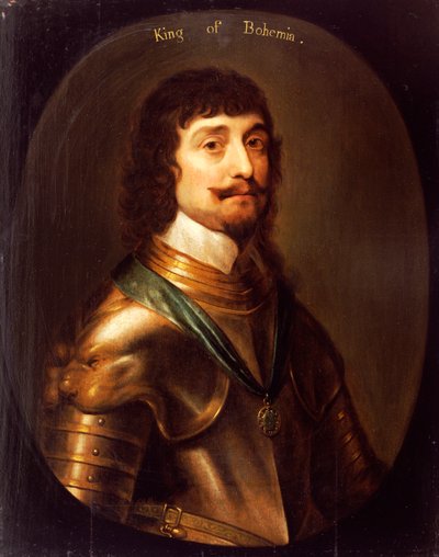V. Frigyes nádor választófejedelem és cseh király portréja alkotó: Gerrit van Honthorst