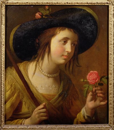 Zsófia cseh hercegnő (1630-1714), I. György pásztorlány anyja alkotó: Gerrit van Honthorst