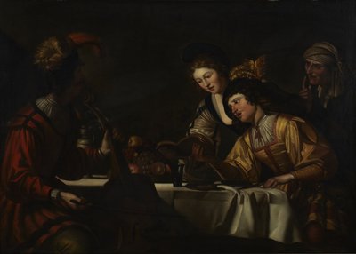 Das Konzert alkotó: Gerrit van Honthorst
