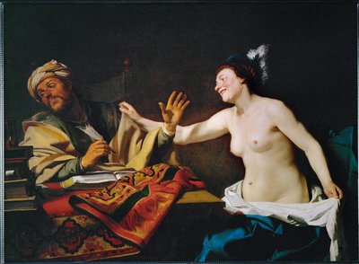 Az állhatatos filozófus (olaj, vászon) alkotó: Gerrit van Honthorst