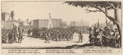 Csapattoborzás alkotó: Gerrit van Schagen after Jacques Callot