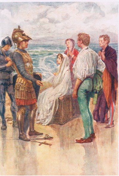 The Judgement of Artegall, Stories from the Faerie Queen, George Harrap and Company kiadó alkotó: Gertrude E. Demain (after) Hammond