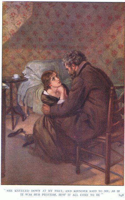 Letérdelt a lábamhoz, és Kiender úgy szólt hozzám, mintha az ő imái lettek volna, hogyan történt mindez alkotó: Gertrude E. Demain Hammond