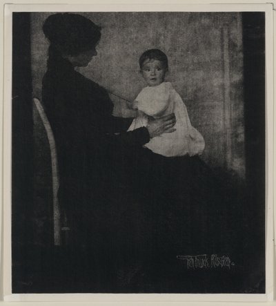 Ward asszony portréja a babával alkotó: Gertrude Käsebier
