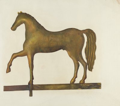 Időjárás Vane Horse, c. 1940. alkotó: Gertrude Koch