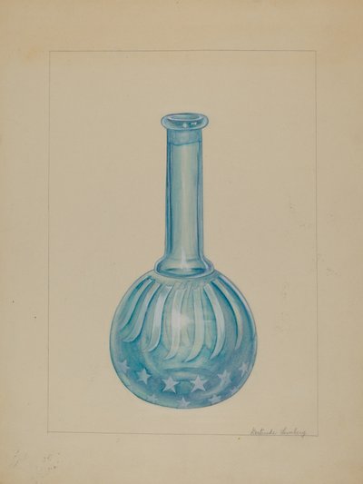 Borbély Üveg, c. 1936. alkotó: Gertrude Lemberg
