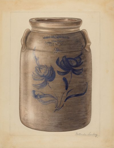 Jar, c. 1936. alkotó: Gertrude Lemberg