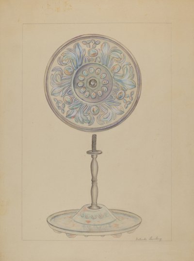 Tükörtartó, c. 1936. alkotó: Gertrude Lemberg