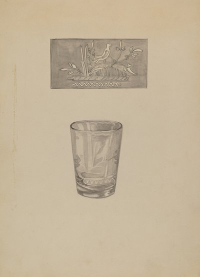 Whisky-pohár, 19351942. alkotó: Gertrude Lemberg