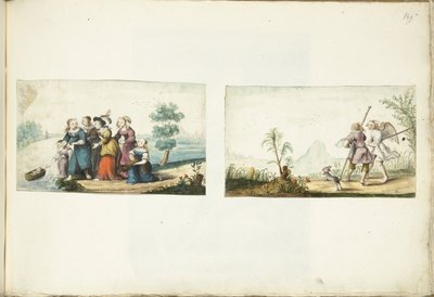 Mózes és Tóbiás és az angyal alkotó: Gesina ter Borch (signed by artist)