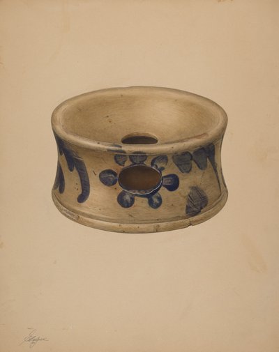 Cuspidor, 1940. alkotó: Giacinto Capelli