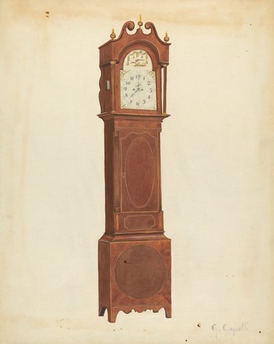 Nagyapa óra, c. 1935. alkotó: Giacinto Capelli