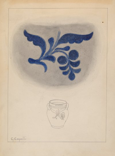 Jar, c. 1937. alkotó: Giacinto Capelli