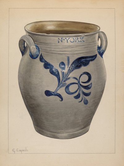 Jar, c. 1937. alkotó: Giacinto Capelli