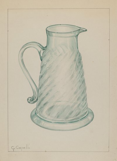 Melaszkancsó, c. 1937. alkotó: Giacinto Capelli