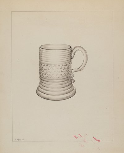 Bögre, c. 1937. alkotó: Giacinto Capelli