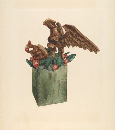 Mókus és sas, c. 1939. alkotó: Giacinto Capelli