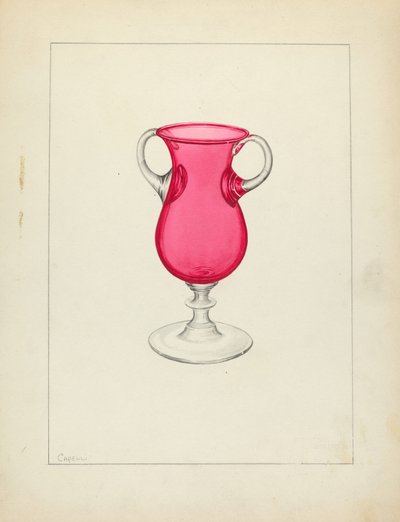 Váza, c. 1940. alkotó: Giacinto Capelli
