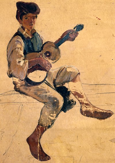 A gitáros alkotó: Giacinto Gigante