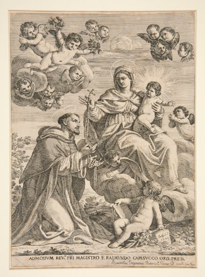 Szent Domonkos alkotó: Giacinto Gimignani