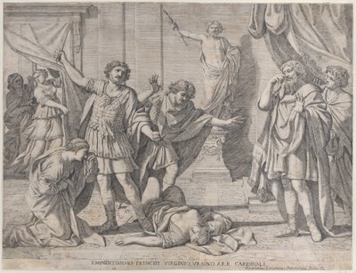 Virginia halála, 1630-80. alkotó: Giacinto Gimignani