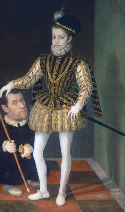I. Károly Emmánuel gyermekkori portréja (Rivoli alkotó: Giacomo (1509 73) Vighi