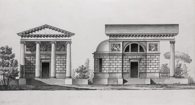 Templomtervezés a Tutomlin család számára alkotó: Giacomo Antonio Domenico Quarenghi
